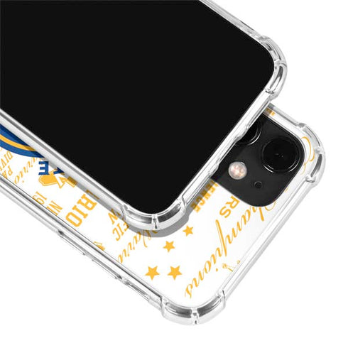 NBA Golden State Warriors Historic Blast iPhone 12 Mini Clear Case