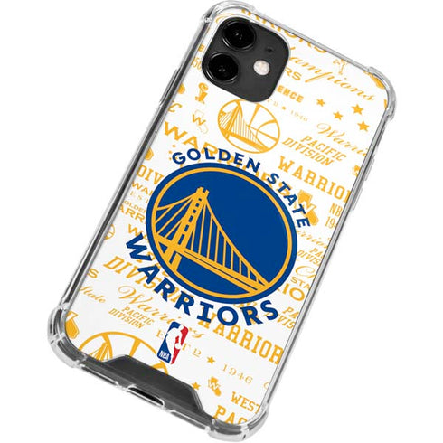 NBA Golden State Warriors Historic Blast iPhone 12 Mini Clear Case