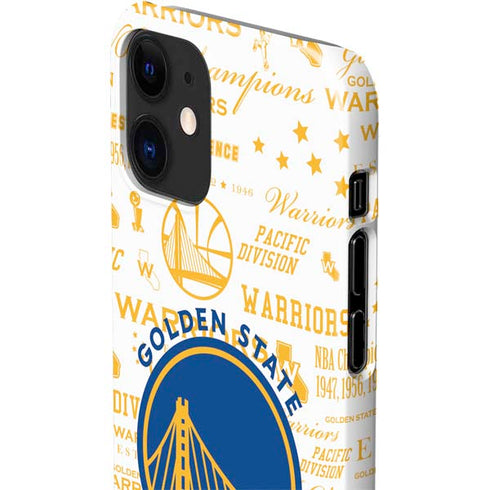 NBA Golden State Warriors Historic Blast iPhone 12 Mini Lite Case