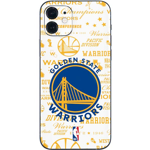 NBA Golden State Warriors Historic Blast iPhone 12 Mini Skin
