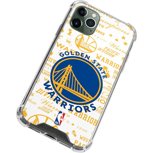 NBA Golden State Warriors Historic Blast iPhone 12 Pro Max Clear Case
