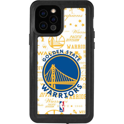 NBA Golden State Warriors Historic Blast iPhone 12 Pro Waterproof Case
