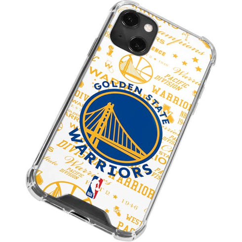 NBA Golden State Warriors Historic Blast iPhone 13 Mini Clear Case