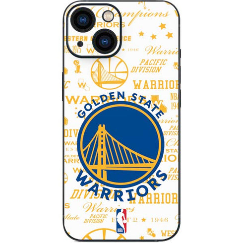 NBA Golden State Warriors Historic Blast iPhone 13 Mini Skin