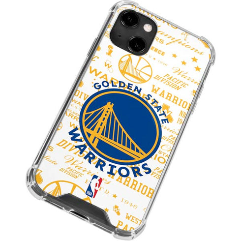 NBA Golden State Warriors Historic Blast iPhone 14 Clear Case