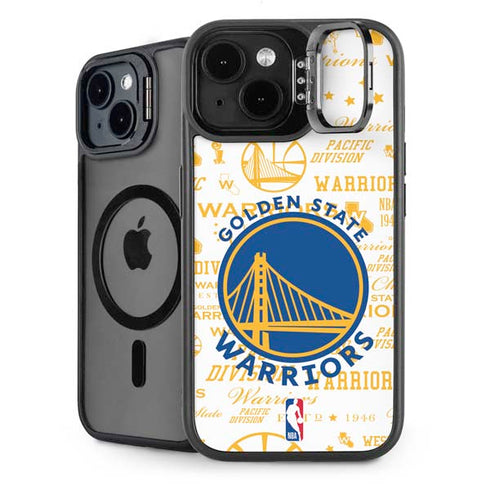 NBA Golden State Warriors Historic Blast iPhone 14 Kickstand Case