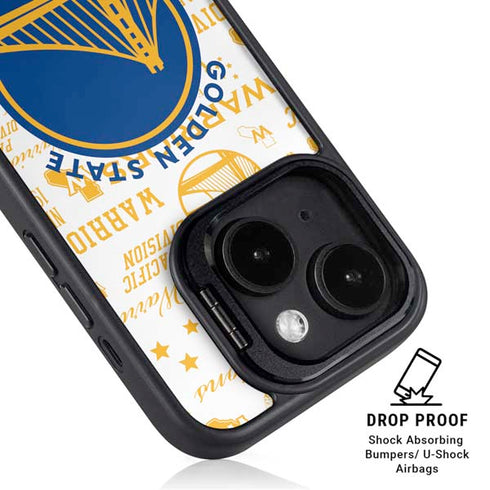 NBA Golden State Warriors Historic Blast iPhone 14 Kickstand Case