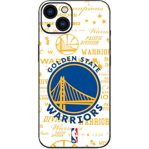 NBA Golden State Warriors Historic Blast iPhone 14 Plus Skin