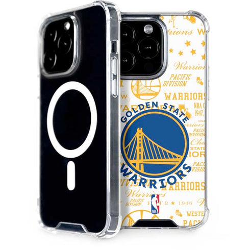 NBA Golden State Warriors Historic Blast iPhone 14 Pro MagSafe Case