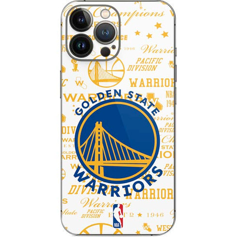 NBA Golden State Warriors Historic Blast iPhone 14 Pro Max Skin