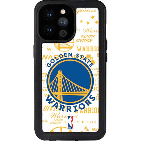 NBA Golden State Warriors Historic Blast iPhone 14 Pro Max Waterproof Case