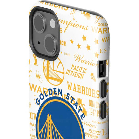 NBA Golden State Warriors Historic Blast iPhone 15 Plus Impact Case