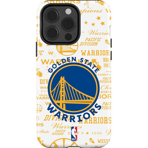 NBA Golden State Warriors Historic Blast iPhone 15 Pro Impact Case