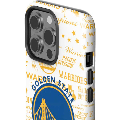 NBA Golden State Warriors Historic Blast iPhone 15 Pro Impact Case