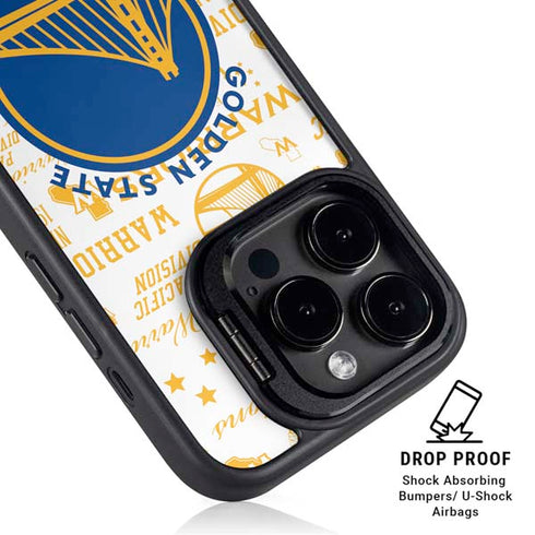 NBA Golden State Warriors Historic Blast iPhone 15 Pro Max Kickstand Case