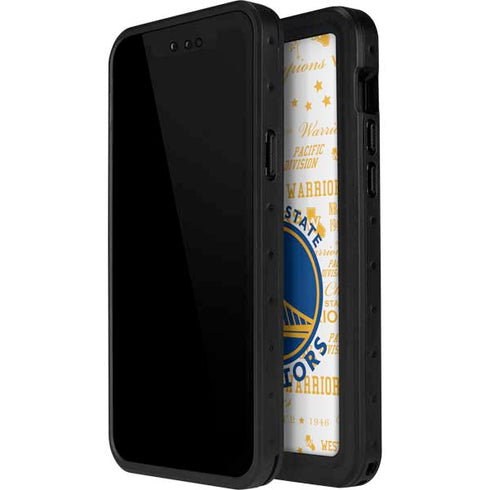 NBA Golden State Warriors Historic Blast iPhone 15 Pro Waterproof Case
