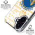 NBA Golden State Warriors Historic Blast iPhone 16 Clear Case