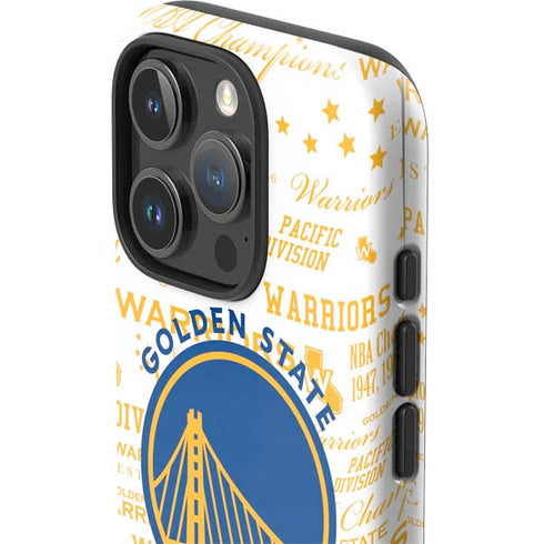 NBA Golden State Warriors Historic Blast iPhone 16 Pro Impact Case