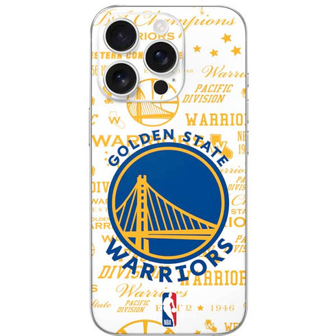 NBA Golden State Warriors Historic Blast iPhone 16 Pro Skin