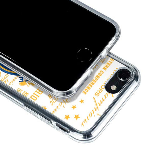NBA Golden State Warriors Historic Blast iPhone SE (2nd & 3rd Gen) Clear Case