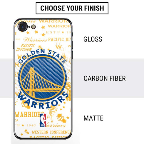 NBA Golden State Warriors Historic Blast iPhone SE (2nd & 3rd Gen) Skin