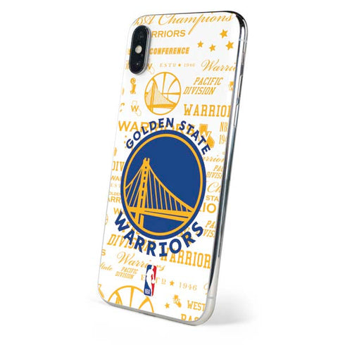 NBA Golden State Warriors Historic Blast iPhone X Skin