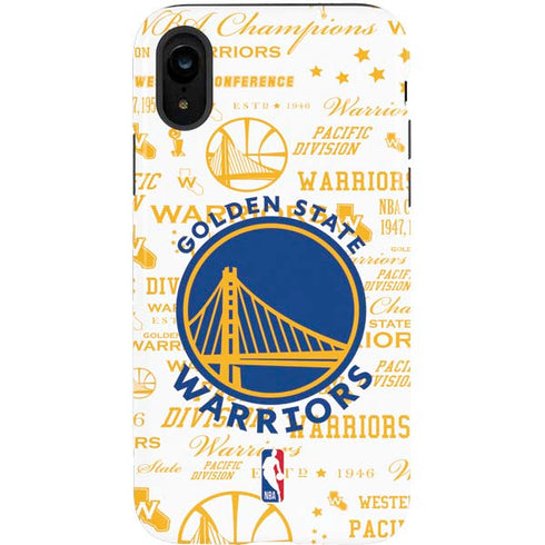 NBA Golden State Warriors Historic Blast iPhone XR Pro Case