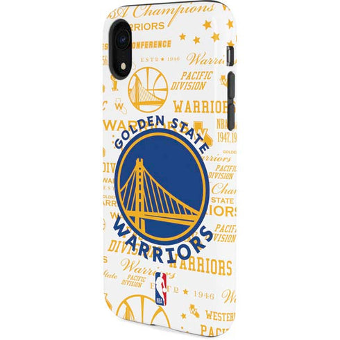 NBA Golden State Warriors Historic Blast iPhone XR Pro Case