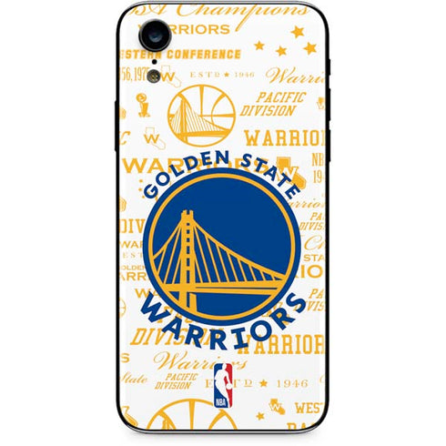 NBA Golden State Warriors Historic Blast iPhone XR Skin