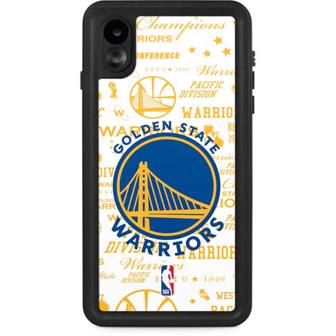 NBA Golden State Warriors Historic Blast iPhone XR Waterproof Case