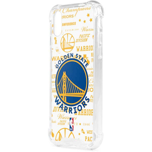 NBA Golden State Warriors Historic Blast iPhone XS Clear Case
