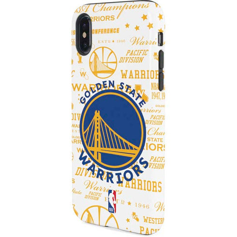 NBA Golden State Warriors Historic Blast iPhone XS Pro Case