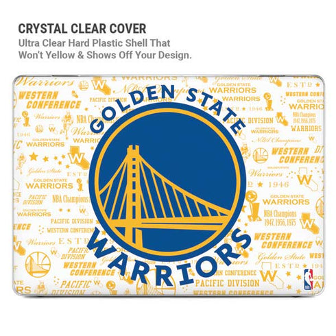 NBA Golden State Warriors Historic Blast MacBook Pro 16in (2019-20) Case plus Skin