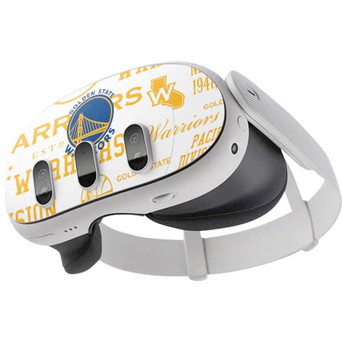 NBA Golden State Warriors Historic Blast Meta Quest 3 Skin