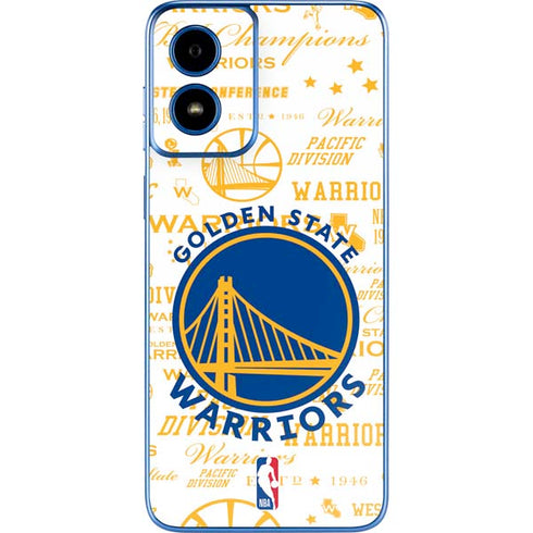 NBA Golden State Warriors Historic Blast Moto G Play 4G (2024) Skin