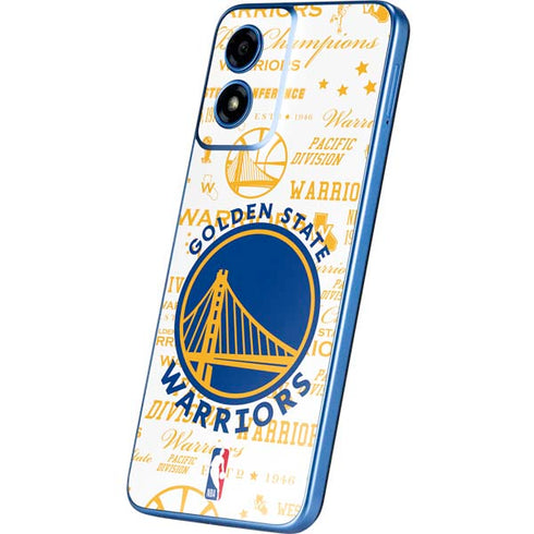 NBA Golden State Warriors Historic Blast Moto G Play 4G (2024) Skin