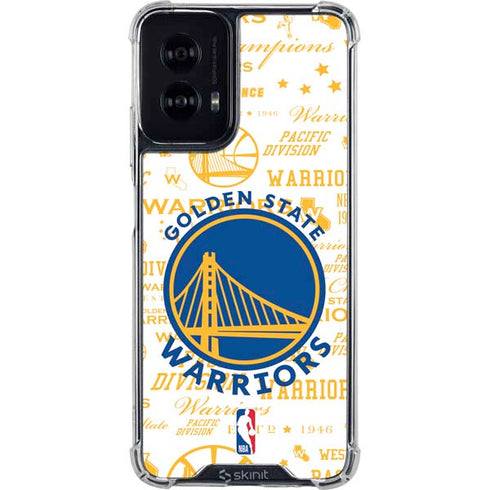 NBA Golden State Warriors Historic Blast Moto G Power 5G (2024) Clear Case