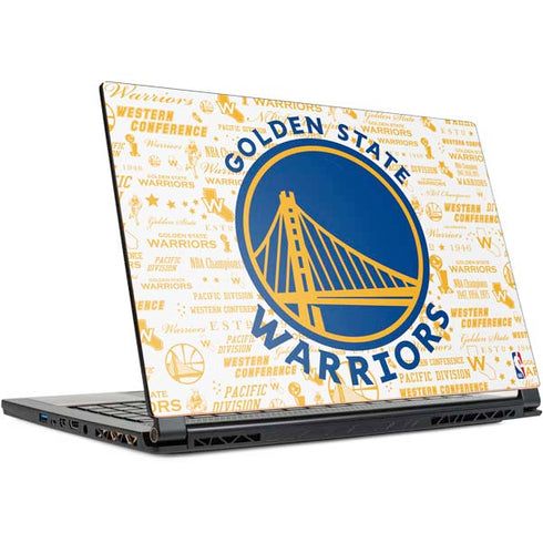 NBA Golden State Warriors Historic Blast MSI GS65 Stealth Laptop Skin
