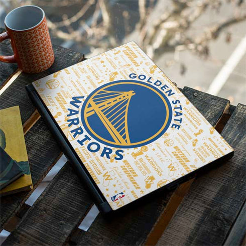NBA Golden State Warriors Historic Blast MSI GS65 Stealth Laptop Skin