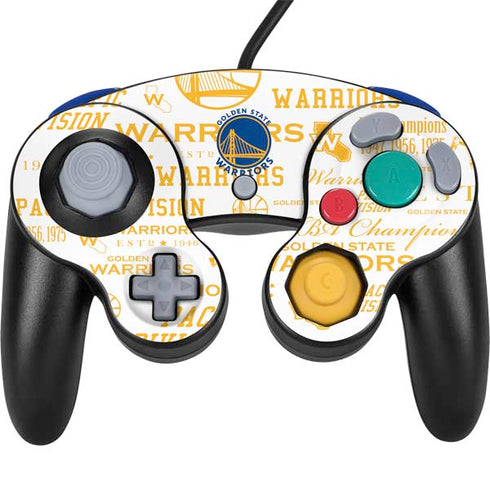 NBA Golden State Warriors Historic Blast Nintendo GameCube Controller Skin