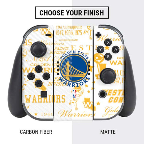 NBA Golden State Warriors Historic Blast Nintendo Skins