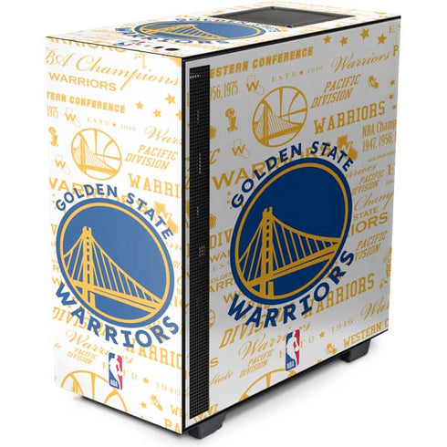 NBA Golden State Warriors Historic Blast NZXT H510 Compact ATX Mid-Tower Case Skin