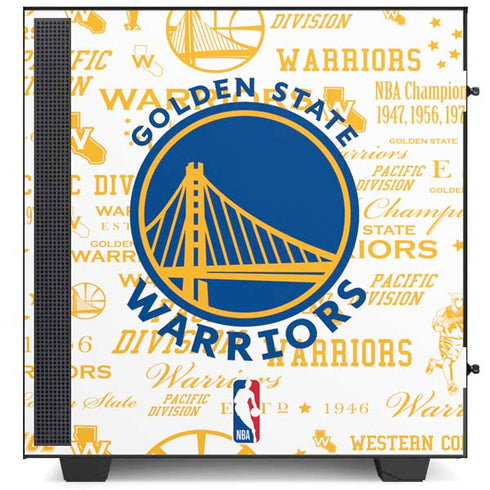 NBA Golden State Warriors Historic Blast NZXT H510 Compact ATX Mid-Tower Case Skin