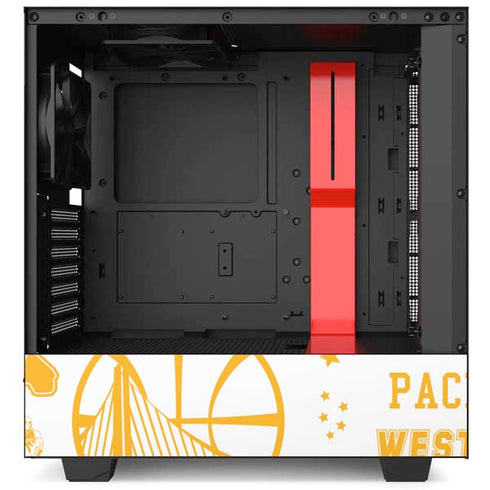 NBA Golden State Warriors Historic Blast NZXT H510 Compact ATX Mid-Tower Case Skin