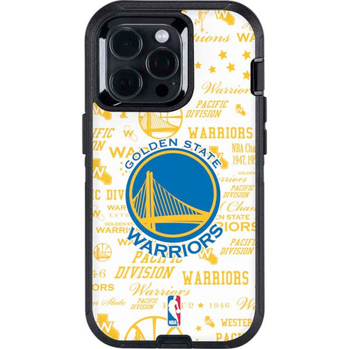 NBA Golden State Warriors Historic Blast Otterbox Defender iPhone Skin
