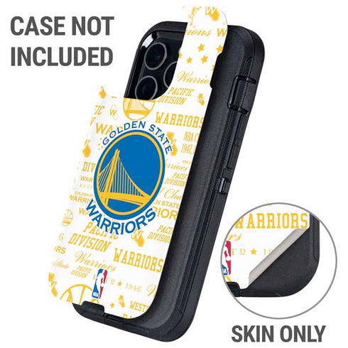 NBA Golden State Warriors Historic Blast Otterbox Defender iPhone Skin