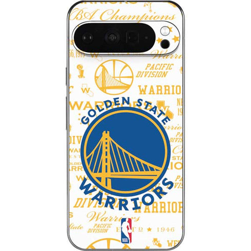 NBA Golden State Warriors Historic Blast Pixel 9 Pro XL Skin