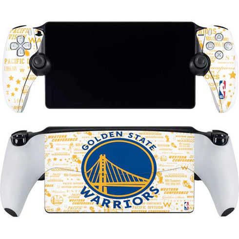 NBA Golden State Warriors Historic Blast PlayStation Portal Remote Player Skin