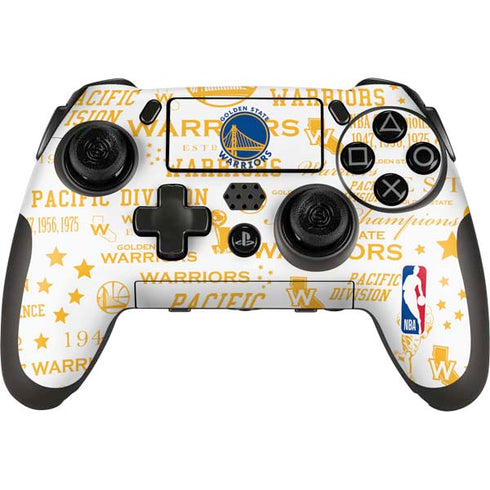 NBA Golden State Warriors Historic Blast PlayStation Scuf Vantage 2 Controller Skin