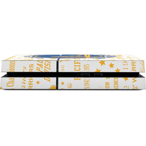 NBA Golden State Warriors Historic Blast PS4 Console Skin
